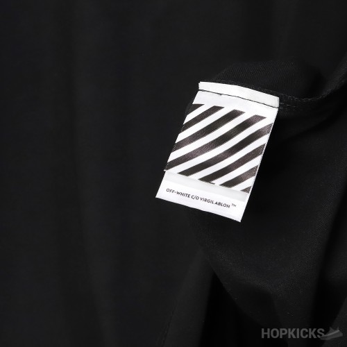 Off-White Red Fire Arrow Black T-Shirt