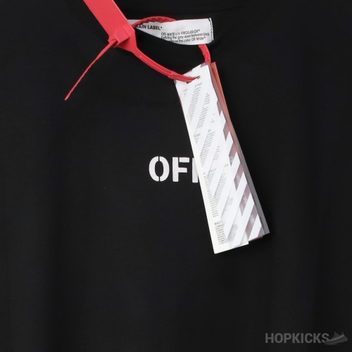 Off-White Red Fire Arrow Black T-Shirt