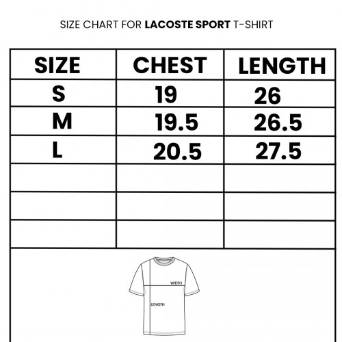 Lacoste Sport White T-Shirt
