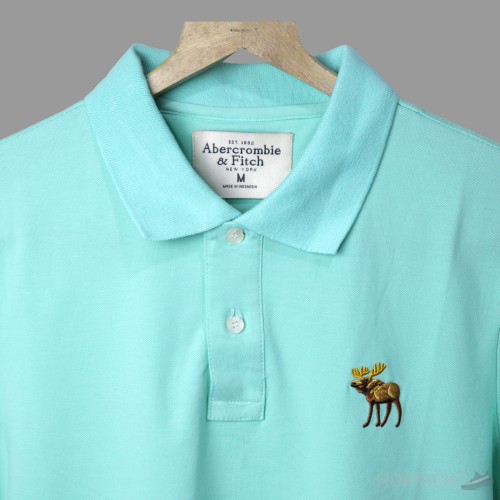 Abercrombie & Fitch Turquoise Polo Shirt