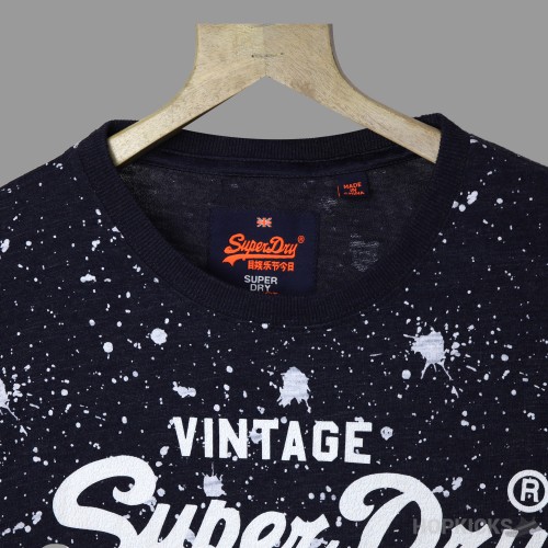 Super Dry Splash Navy T-shirt