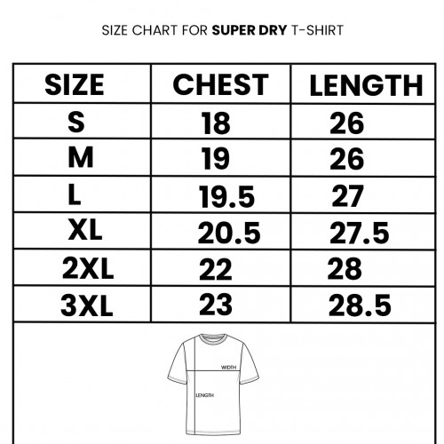 Super Dry Blue T-shirt