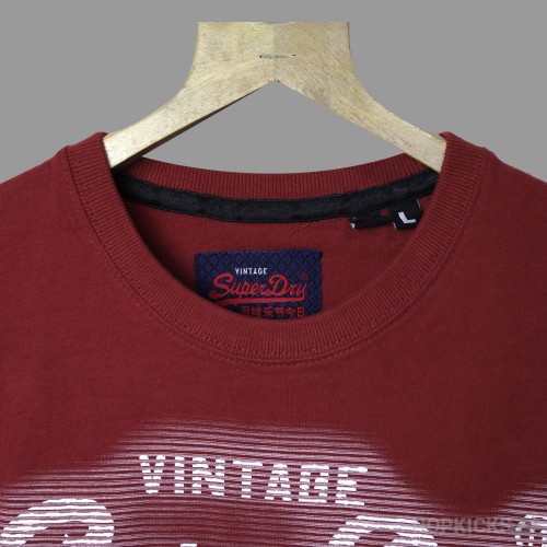 Super Dry Maroon T-shirt