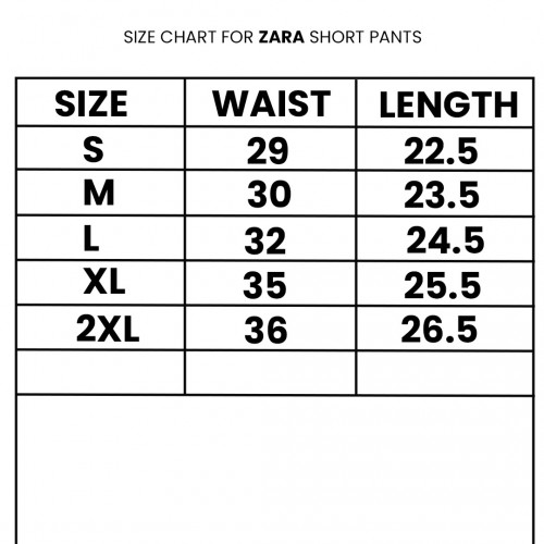 Zara Shorts Black