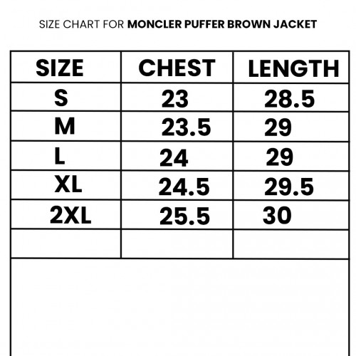 Moncler Puffer Brown Jacket