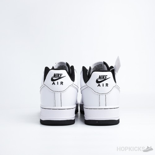 Air Force 1 Low 07 Contrast Stitch White Black (Dot Perfect)