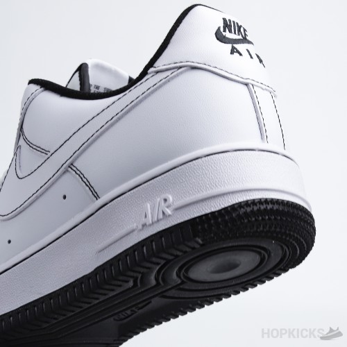 Air Force 1 Low 07 Contrast Stitch White Black (Dot Perfect)