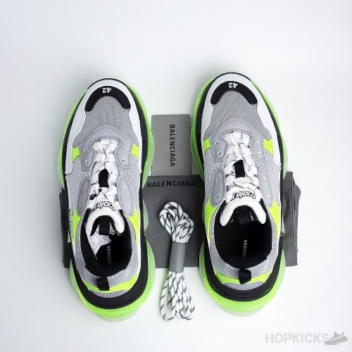 Bale*ciaga Triple S Clear Sole White Green