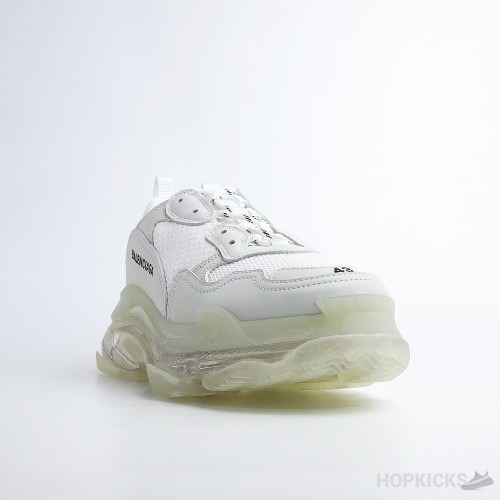 Bale*ciaga Triple S Clear Sole White