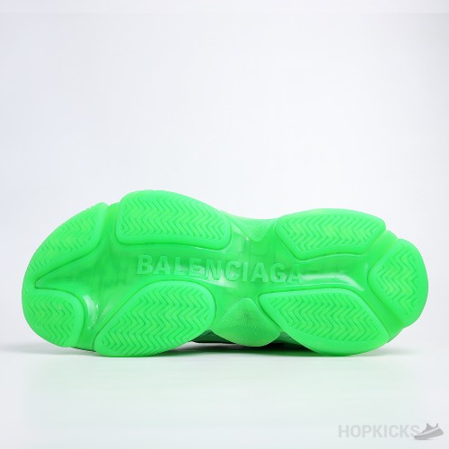 Bale*ciaga Triple S Neon Green Clear Sole