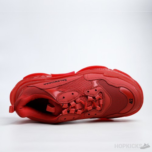 Bale*ciaga Triple S Red Clear Sole