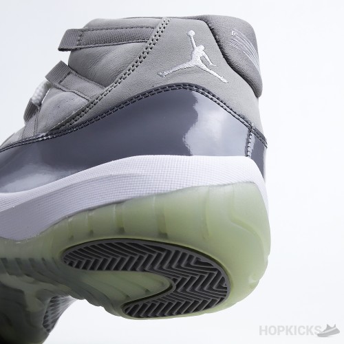 Air Jordan 11 Retro Cool Grey (Smoked Sole) (Dot Perfect)