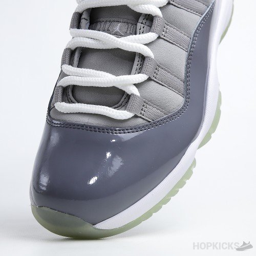 Air Jordan 11 Retro Cool Grey (Smoked Sole) (Dot Perfect)