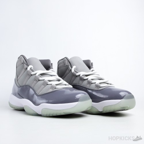 Air Jordan 11 Retro Cool Grey (Smoked Sole) (Dot Perfect)