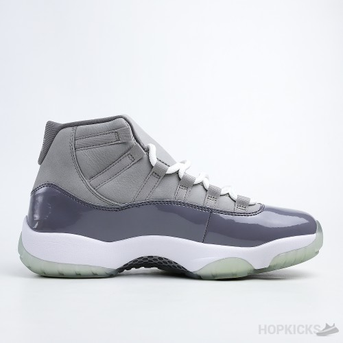 Air Jordan 11 Retro Cool Grey (Smoked Sole) (Dot Perfect)