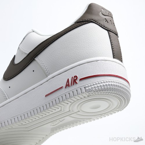 Air Force 1 Low Id White Brown Red (Dot Perfect)