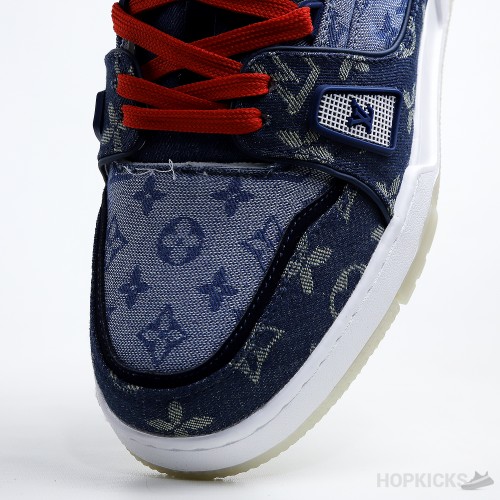 LV Trainer Sneaker Denim Monogram