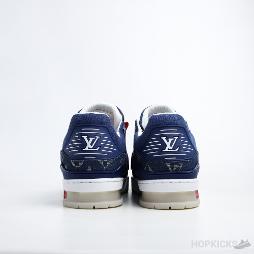 LV Trainer Sneaker Denim Monogram