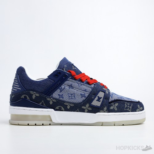 LV Trainer Sneaker Denim Monogram