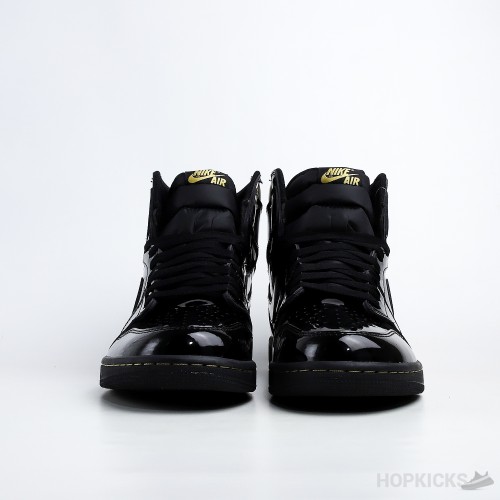 Air Jordan 1 Retro High Black Metallic Gold (Dot Perfect)