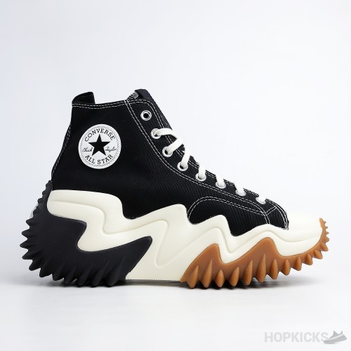 Converse Run Star Motion Black White Gum (Premium Batch)