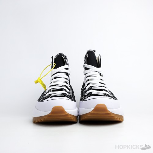 Run Star Hike Hi Black White Gum (Premium Batch)