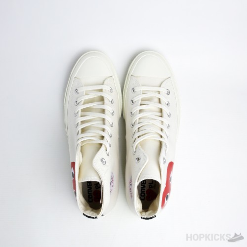 Play X Converse CT Hi White