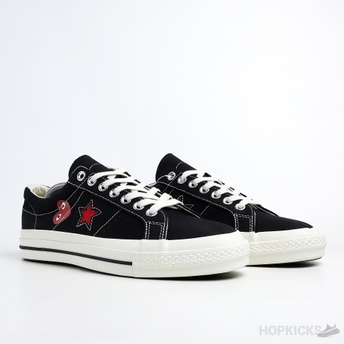 Converse One Star Ox Comme des Garcons PLAY Black