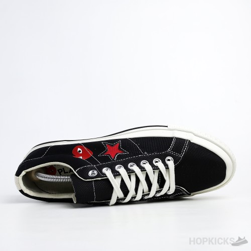 Converse One Star Ox Comme des Garcons PLAY Black