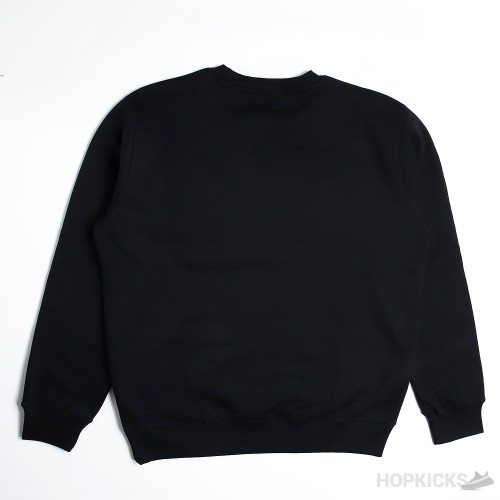 Dior Flower Logo Black Sweatshirt