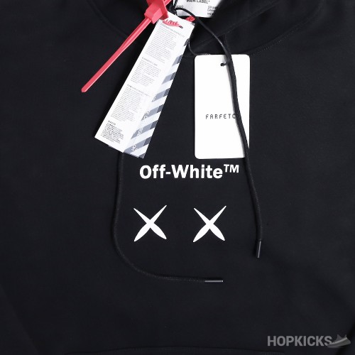 OFF-White Jordan 1 "UNC" Print Black Hoodie