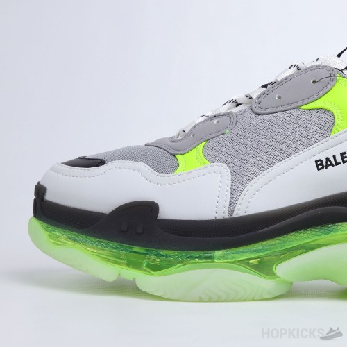 Bale*ciaga Triple S Lime Sole White and Green with Air Cushion