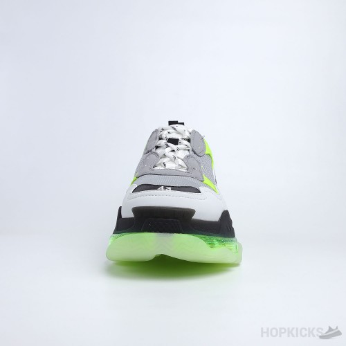 Bale*ciaga Triple S Lime Sole White and Green with Air Cushion