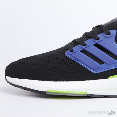 Ultra Boost 21 Consortium Black Blue Volt Green