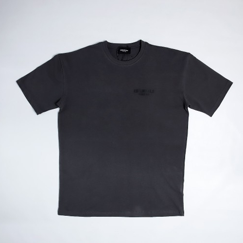 Essential Back Logo Charcoal T-Shirt