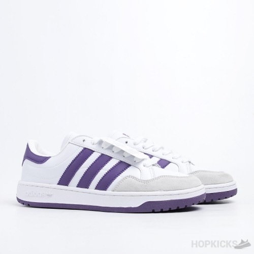 Team Court Trainers White Purple