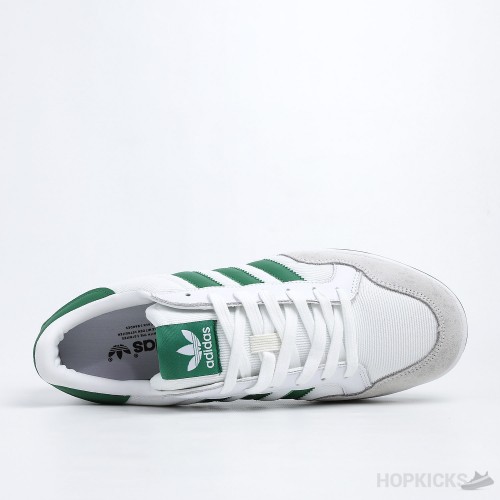 Team Court Trainers White Green Grey