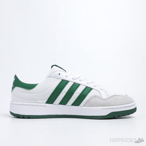 Team Court Trainers White Green Grey