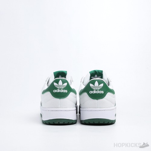 Team Court Trainers White Green Grey