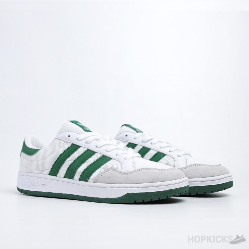 Team Court Trainers White Green Grey
