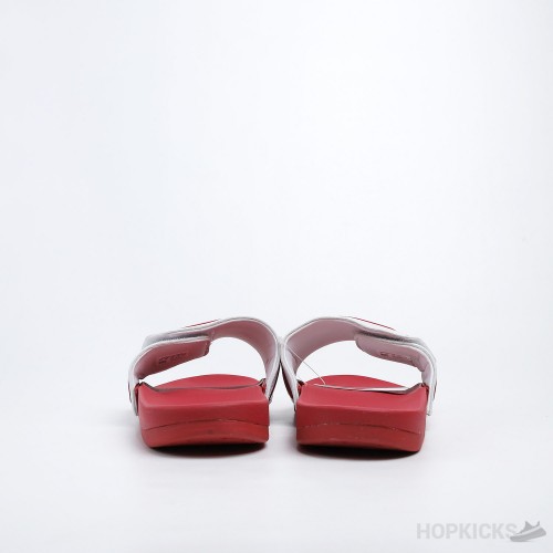 Adilette Core Red White Slides 