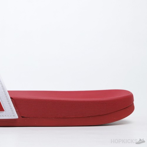 Adilette Core Red White Slides 