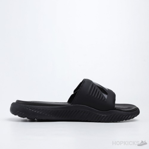 Alphabounce Core Black Slides 