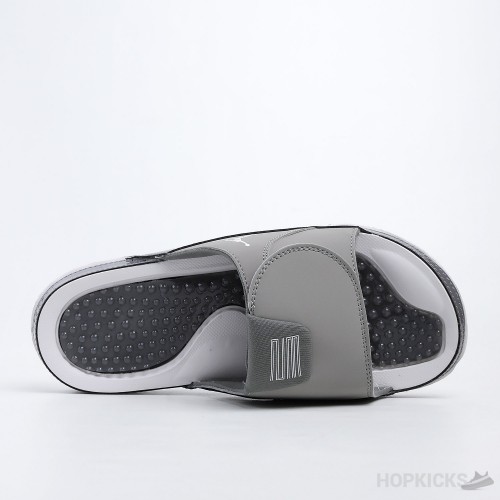 Air Jordan Hydro 6 Retro Grey White Slides