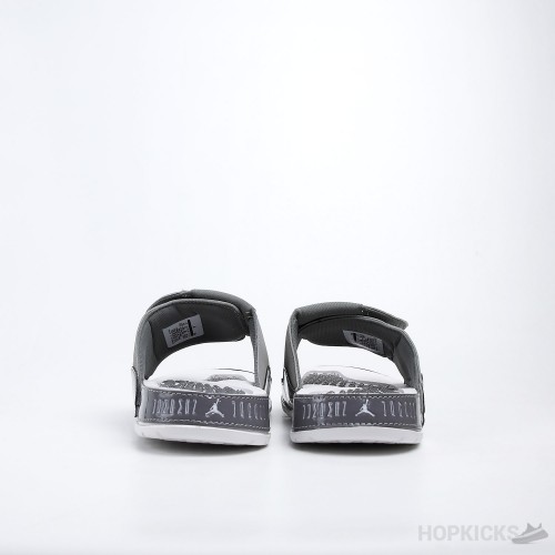 Air Jordan Hydro 6 Retro Grey White Slides