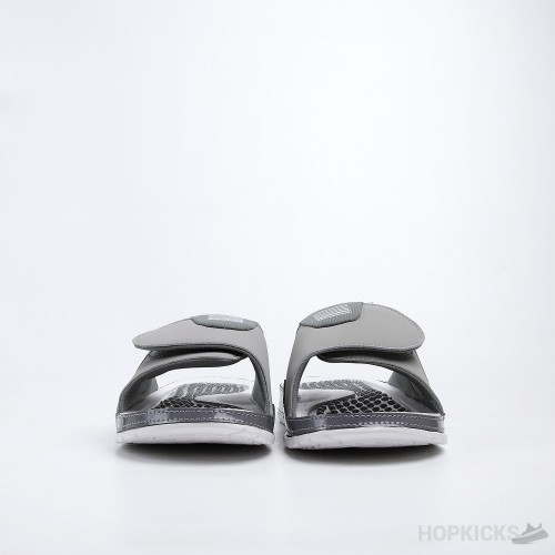 Air Jordan Hydro 6 Retro Grey White Slides