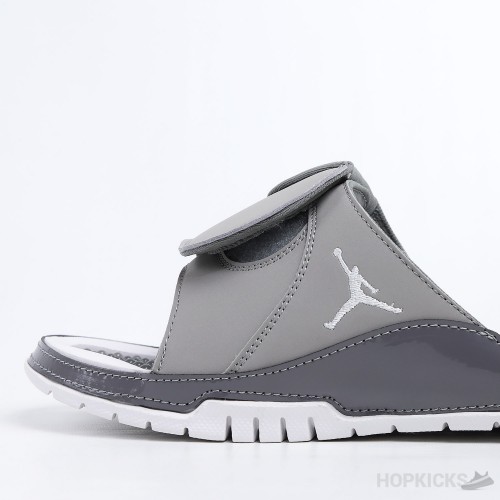 Air Jordan Hydro 6 Retro Grey White Slides