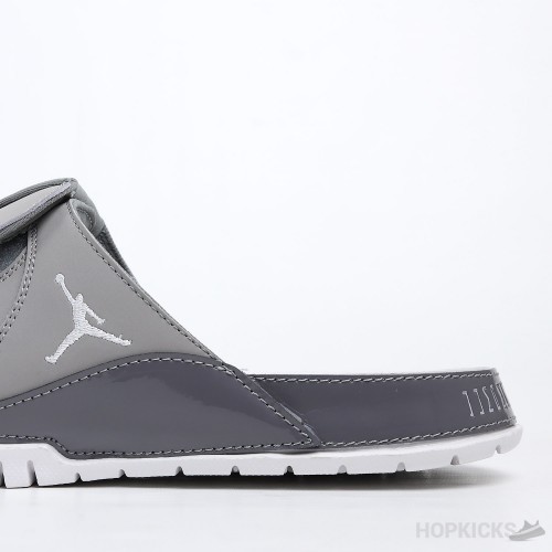 Air Jordan Hydro 6 Retro Grey White Slides