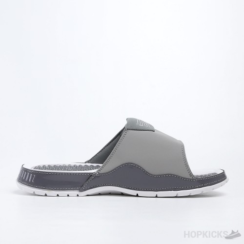 Air Jordan Hydro 6 Retro Grey White Slides