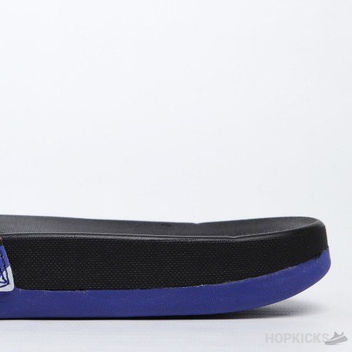 Adilette Farm Rio Camo Blue Slides